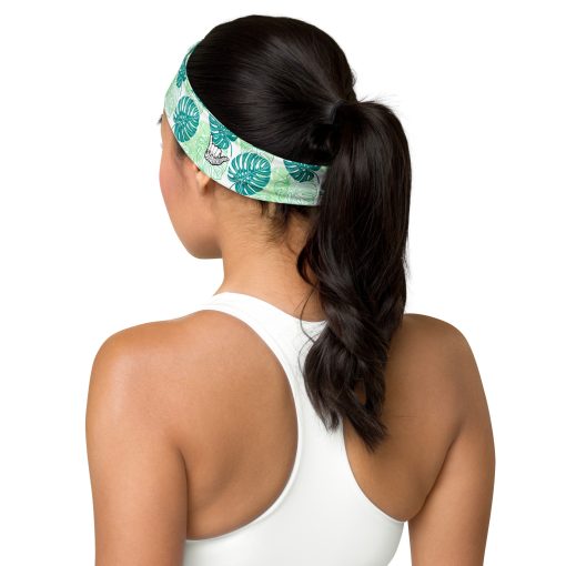 Monstera Leaves Pattern Headband - Image 2