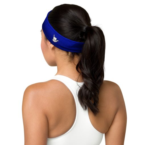 Blue Waves Pattern Headband - Image 8