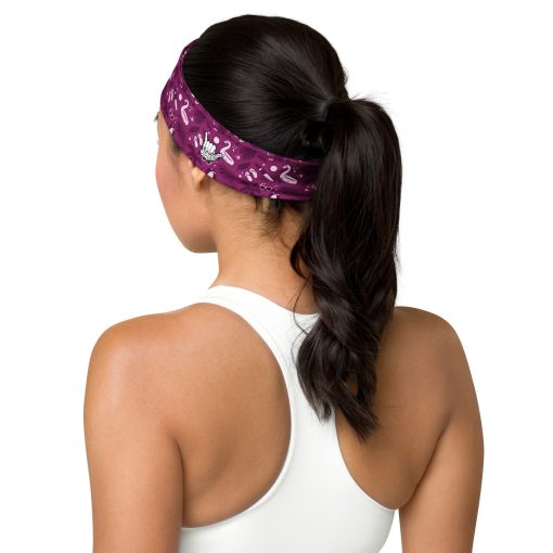 Beach Elements Pattern Headband - Image 2
