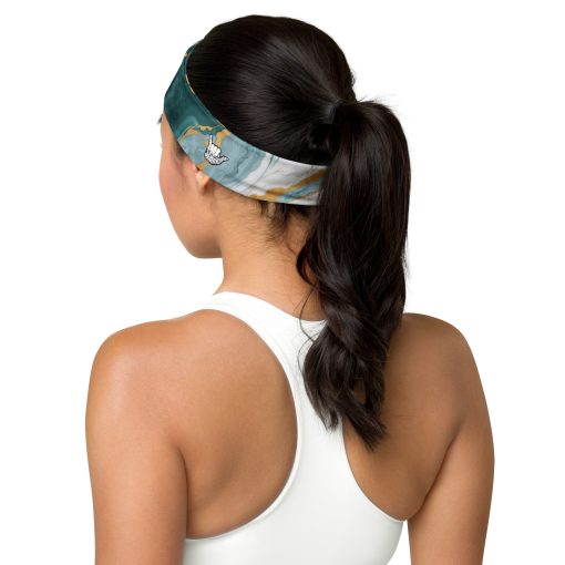 Green Marble Texture Headband - Image 7