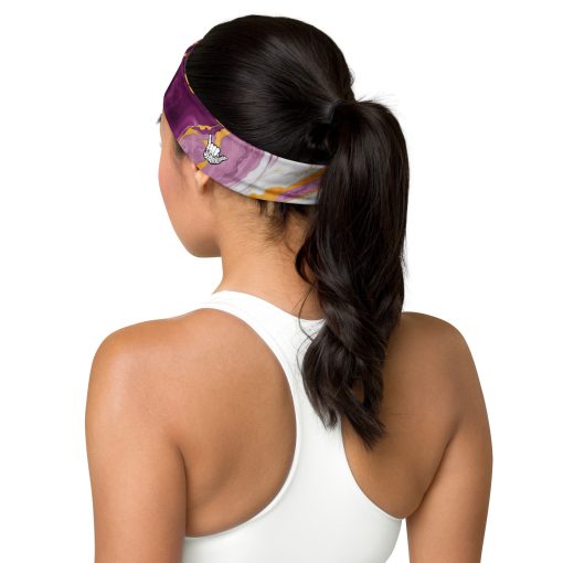 Pink Marble Texture Headband - Image 2