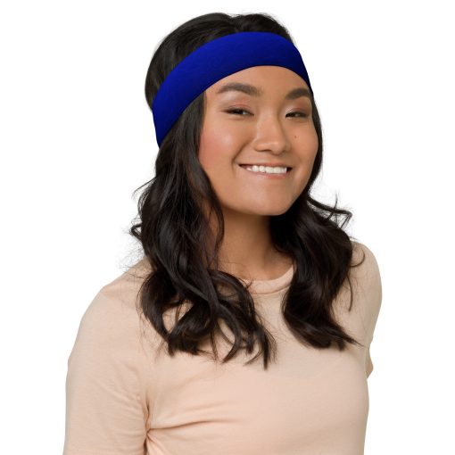 Blue Waves Pattern Headband - Image 5