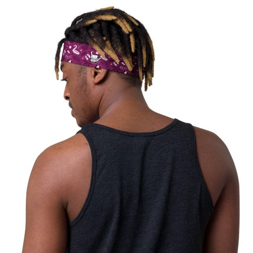 Beach Elements Pattern Headband - Image 8