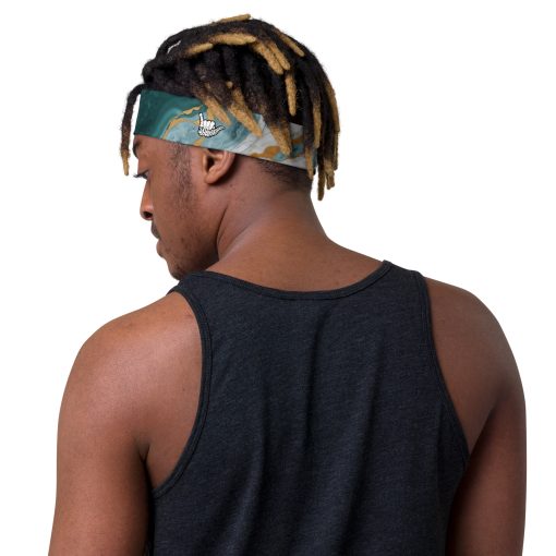Green Marble Texture Headband - Image 2