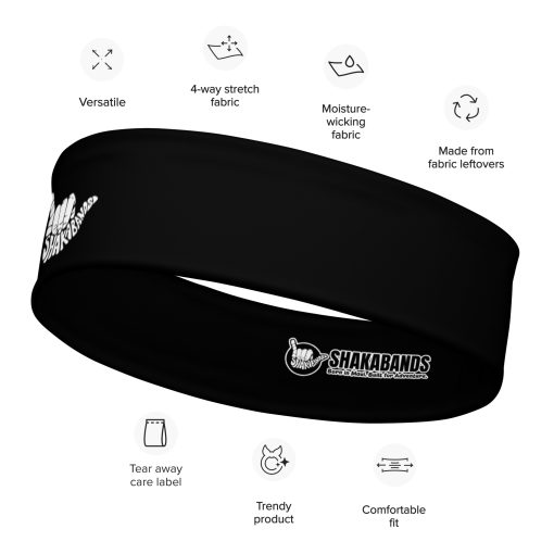 Shaka Bands Black Headband - Image 8