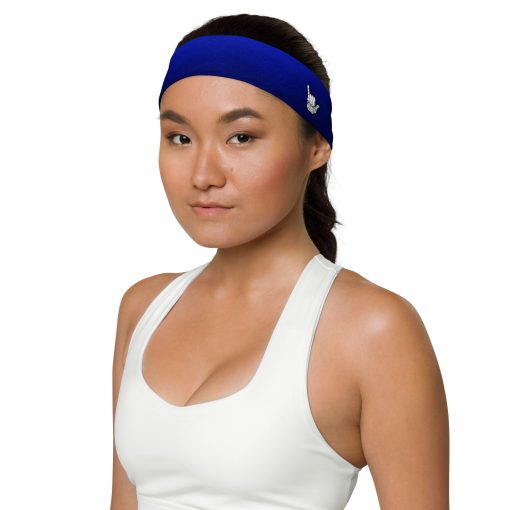 Blue Waves Pattern Headband - Image 7