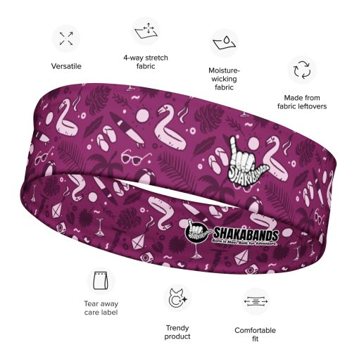 Beach Elements Pattern Headband - Image 9