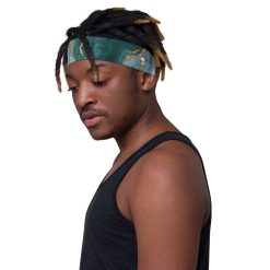 Green Marble Texture Headband