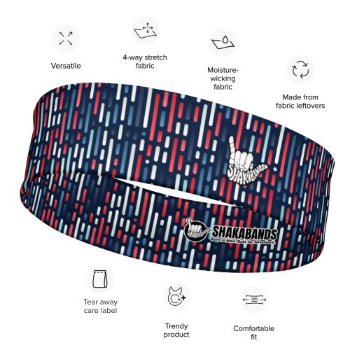 Colored Line Storke Pattern Headband - Image 6