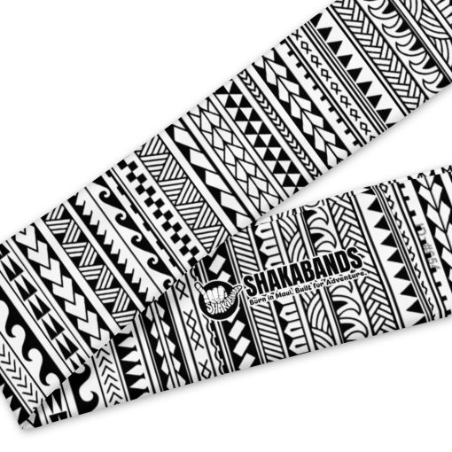 Black and White Phoenician Pattern Headband - Image 10