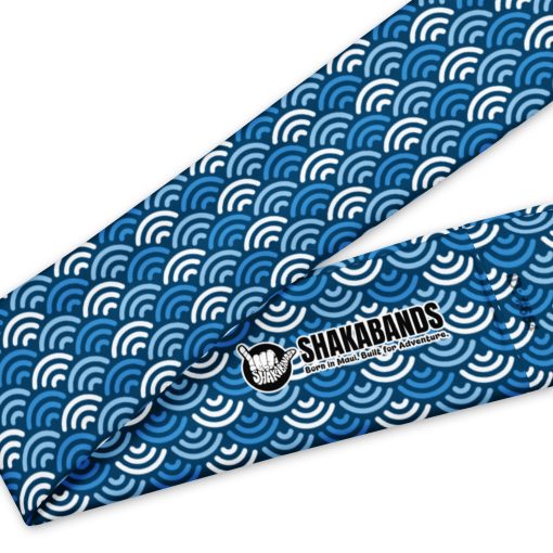Blue Wave Pattern Headband - Image 7
