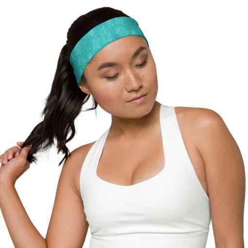 Beach Hut Pattern Headband - Image 6