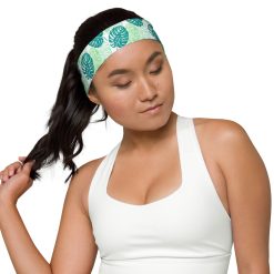 Monstera Leaves Pattern Headband