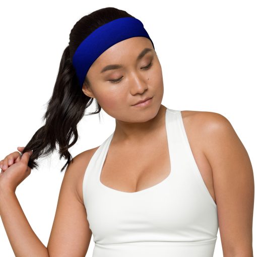 Blue Waves Pattern Headband - Image 6