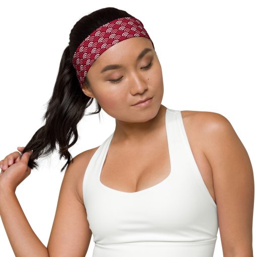 Pink Wave Pattern Headband