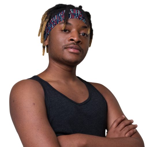 Colored Line Storke Pattern Headband - Image 4